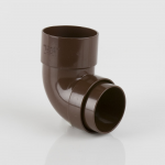 68MM ROUND BROWN DOWNPIPE 92.1/2 BEND BR208BR