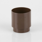 68MM ROUND BROWN DOWNPIPE CONNECTOR BR206BR