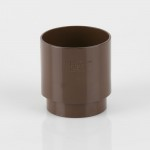 68MM ROUND BROWN DOWNPIPE CONNECTOR BR206BR