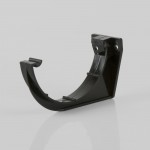112MM ROUNDSTYLE BLACK GUTTER MULTIFIX FASCIA BRACKET BR043B