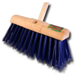 13" PVC YARD STIFF BRUSH & HANDLE HNH520BLHS