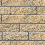 450x140MM BUFF/BLACK TUMBLED DARLSTONE WALLING (96/6.62M2)