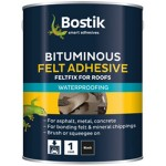 CEMENTONE FELTFIX BITUMEN ROOF FELT ADHESIVE BLACK 1LTR