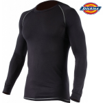 DICKIES BASE LAYER THERMAL TOP TH50100 BLACK   L