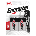 ENERGIZE BATTERIES 2PK 9V  