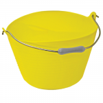 GORILLA FLEXI TUB WITH HANDLE BUCKET TT4BLACK  22L