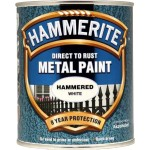 HAMMERITE DIRECT TO RUST 500ML HAMMERED FINISH WHITE