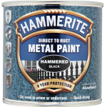 HAMMERITE DIRECT TO RUST 750ML HAMMERED FINISH BLACK