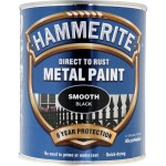 HAMMERITE DIRECT TO RUST 750ML SMOOTH FINISH BLACK