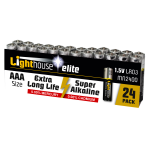 LIGHTHOUSE 24 ALKALINE BATTERIES AAA (L/HBATAAA24)