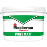 MACPHERSON VINYL MATT EMULSION 10L BRILLIANT WHITE 5025085