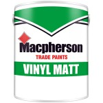 MACPHERSON VINYL MATT EMULSION 5L BRILLIANT WHITE 5025084