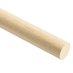 LIGHT HARDWOOD DOWEL RTM822 9 X 2400MM