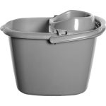 PLASTIC MOP BUCKET 12L SILVER HNHMOPSIL