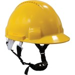 PORTWEST SAFETY HELMET WITH CHIN STRAP YELLOW PW97
