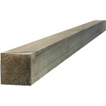 WOODEN FENCING POST 3 X 3 6FT  