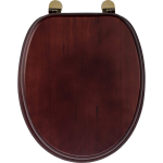 WOODEN TOILET SEAT PINE MAHOGANY