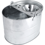 MOP BUCKET OVAL GALVANISED 2 GALLON