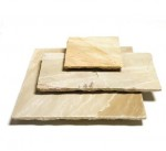 PAVESTONE NATURAL STONE FLAG GOLDEN FOSSIL 900MM X 600MM