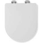 WHITE SOFT CLOSE TOILET SEAT KORONA  MV060L